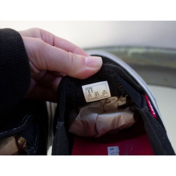 Vans Authenic Slip-On Ultracush Pro Black Suede White Gum Mens 6.5 - Picture 7 of 8